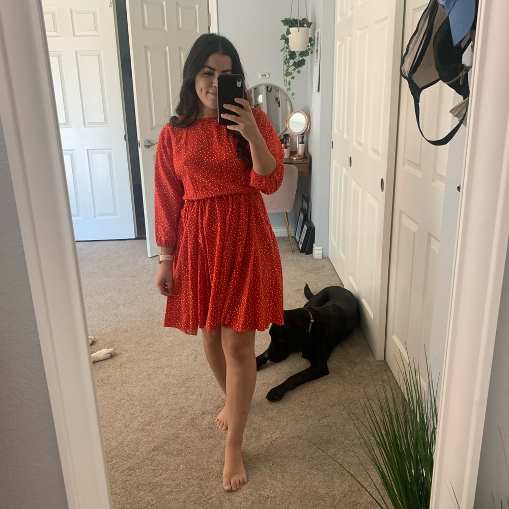 Red Polka Dot Dress